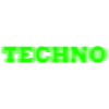 Techno Glitch Green