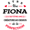 FIONA PARFAITE - NOM FIONA