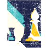 Retro Chess Player Gift