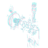 screws,drawing,screwdriver,screw,blue