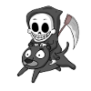 Grim Reaper and Black Panther