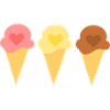 Eis Herz Eiscreme Erdbeereis Eisdiele Geschenk