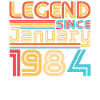 Né en 1984 Janvier Millésime