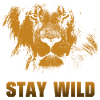 Stay wild. Lion's face