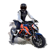 Poster Motorcyclist