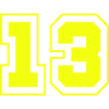 13 Number symbol