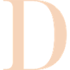 Buchstabe D Beige