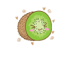 Kiwi sliced fruit fruit animal