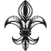 stylized iris - Fleur-de-Lys