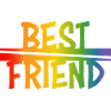 Best friend rainbow
