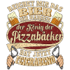 Pizzabäcker Bier Feierabend