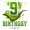 9ème anniversaire Football 9 ans
