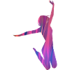 hoppe, tan, danser, graffiti, pink, pink