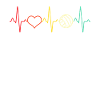 Volleyball Heartbeat Retro