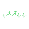 Heartbeat Jogging Running