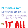 I WANT IT ALL