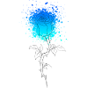 Blaue Rose