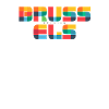 Brussel België CMYK Pop Art Stijl