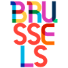 Brussels Belgium Pop Art Letters