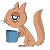Eichhörnchen müde