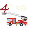 Fire truck - 4th birthday