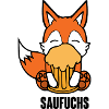 Fuchs Saufuchs Biertrinker Saufen Bier