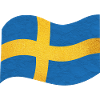 The flag of Sweden Sverige