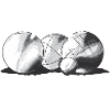 Boules balls for boules and petanque players