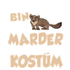 Marder Menschen Kostüm