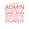 "Admin Sarcasm | Admin"