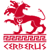 Red cerberus dog