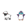Schlafshirt Pinguin