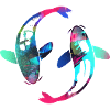 koi,koi karpfen,fisch, bunt,graffiti