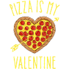 Valentine's Day Pizza Heart