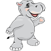 Danser l’hippopotame heureux