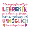 Großartige Lehrerin