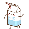 Kawaii Milch Tüte