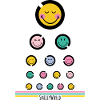 Eye test Happy