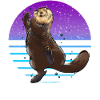 Loutre Rétro