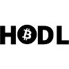HODL Bitcoin black