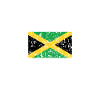 Fier drapeau jamaïcain jamaïcain