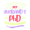 Husband's dissertation survived partners