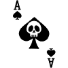 skull and ace of spades