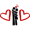 couple love heart