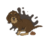 Rough-haired dachshund poops piles