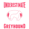 Greyhound Frau Britischer Windhund
