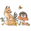 Fuchs und Igel