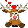 Reindeer Valentine's Day 2