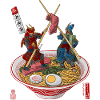 Samurai fight over ramen