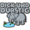 Dick und durstig